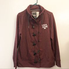 Welcome To All Offers. Bundle Up To Save More. Hooded Burgundy Outerwear For Fall, Casual Burgundy Winter Outerwear, Red Cotton Outerwear For Fall, Casual Burgundy Outerwear With Pockets, University Jacket, A And M, Puma Jacket, Checks, Coats Jackets