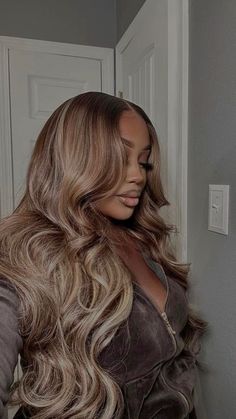 Weave Shop, Honey Blonde Hair, 100 Human Hair Wigs, Highlights Brown Hair, Dope Hairstyles, Wigs Human Hair, Front Lace Wigs Human Hair, November 1