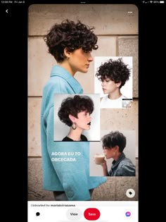 Easy Trendy Hairstyles, Short Curly Hairstyles For Women, Curly Pixie Haircuts, Curly Hair Photos, Short Curly Haircuts, Short Curls, Trendy Hairstyle, Haircuts For Curly Hair, Curly Hair Inspiration