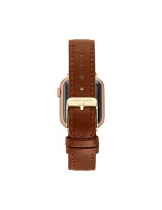 Compliment your Apple Watch® with this modern and stylish leather replacement strap. 38/40/41mm model Band circumference including Apple Watch® device: 157mm-198mm (6.25"-7.75") Band width: 18x16mm 42/44/45/Ultra(49mm) model Band circumference including Apple Watch® device: 165mm-204mm (6.5"-8") Band width: 20x18mm Apple Watch Leather, Brown Silver, Polish Jewelry, Leather Band, Anne Klein, Purple Gold, Gold Watch, Red Gold, Green And Gold