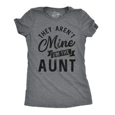 I'm just here to play and spoil. Calling all fun, cool Aunts and Aunties! At Crazy Dog T Shirts, we are Proud of ourselves in making funny, awesome tees every family member will love. Show your niece and nephew you love being their favorite aunt with a soft, stylish shirt today! Unique and hilarious, Crazy Dog funny shirts for women and shirts with sayings make great gifts for family, friends and coworkers. Our women's novelty t-shirts are perfect for the cute and sarcastic mom, sister, aunt or Promoted To Auntie, Womens Best, Sarcastic Shirts Funny, Gift For Aunt, Aunt Shirts, Sisters Funny, Funny Shirts Women, Best Sister, Novelty Clothing