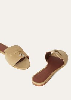 Flat Mules, Loro Piana, The Selection, Charms, Sandals