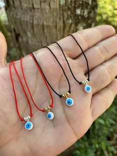 Evil Eye Necklace * Red String Necklace * Kabbalah Necklace *Protection Jewelry * Turkish Talisman* Mal de Ojo Jewelry* Gold Filled* Red Amulet Necklace For Meditation, Red Spiritual Necklace For Good Luck, String Necklace, Protection Jewelry, Red String, Red Necklace, Necklace Red, Evil Eye Necklace, Bracelets Jewelry