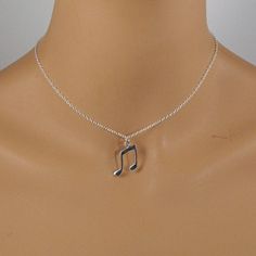 sterling silver music note necklace Music-themed Sterling Silver Necklace, Silver Sterling Music-themed Necklace, Music-themed Silver Pendant Necklace, Music-themed Sterling Silver Pendant Necklace, Sterling Silver Music-themed Pendant Necklace, Nickel-free Sterling Silver Music-themed Necklace, Silver Music-themed Necklace For Gift, Nickel-free Silver Music-themed Necklaces, Music Note Necklace