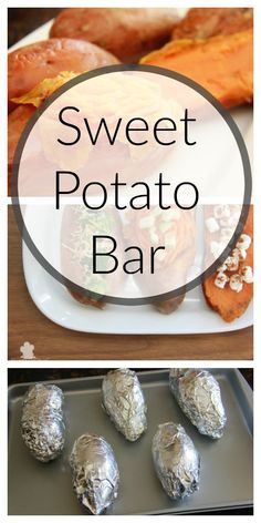 sweet potato bar recipe with text overlay