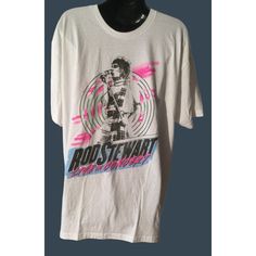 New! Rod Stewart LIVE In Concert XXL White T-shirt Mens Unisex shirt was just added to eBay. Check it out! #eBay #eBaySeller Relaxed Fit Shirt For Music Festivals And Streetwear, Relaxed Fit Shirt For Streetwear Music Festivals, Fan Merchandise Short Sleeve Shirt For Music Festivals, Concert Shirt With Screen Print And Short Sleeves, Band Merch Short Sleeve Shirt For Music Festivals, Band Merch Cotton Shirt For Festival, Cotton Band Merch Shirt For Festival, Short Sleeve Concert Shirt With Screen Print, Short Sleeve Shirt With Screen Print For Concert