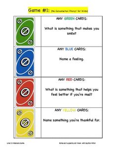 Uno and Emotions Games; Explore Feelings with Uno Game (2 Games in 1) Printable Uno Emotions Game, Emotions Uno, Play Therapy Worksheets, Feelings Uno, Attention Activities For Kids, Emotions Game, Uno Game, Feelings Games