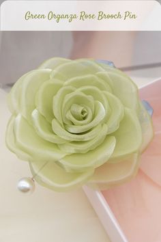 Link attached this pic. #giftforfather #giftforfathersday #handmadegiftideas #broochpin #handmadebrooch Elegant Green Flower Brooches, Green Flower-shaped Brooches For Weddings, Elegant Green Brooches With Handmade Flowers, Elegant Green Hair Accessories For Gifts, Elegant Green Hair Accessories For Gift, Fabric Flower Pins, Fabric Flower Brooch, Fabric Brooch, Rose Brooch