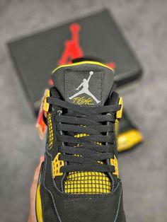 Air Jordan 4 ” Thunder” Black/White-Tour Yellow Walk the talk and make a statement with our top-quality Sneakers. Shop now and step up your shoe game! Please carefully choosing the size number according the size chart as we CAN NOT offer return or refund if you choose a wrong size.The product need 3-5 business days to check the quality before shipping.Our High Quality Shoes models are various, please contact to our support to ask for the model you need.Because each device displays a different color. Therefore, the actual color of the item may not be 100% the same as the [...] Air Jordan 4 Thunder, Jordan 1 Milan, Jordan 4 Thunder, Air Jordan 1 Dior, Jordan 1 Dior, Air Jordan 1 Obsidian, Air Jordan 1 Fearless, Thunder Design, Jordan 1 Fearless