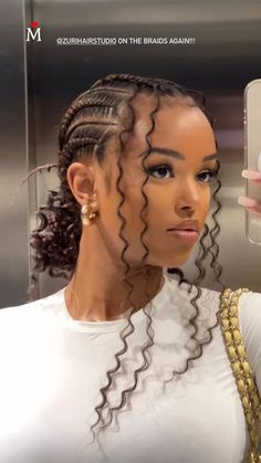 Cornrow Hairstyles With Extensions, Cornrolls Hairstyles Braids For Women, Cornrows Natural Hair, Cornrows Braids For Black Women, Feed In Braids Hairstyles