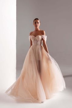 Tulle Prom Dress A Line, Pink Tulle Prom Dress, Milla Dresses, Robes D'occasion, Womens Prom Dresses, Long Evening Gowns, Dress A Line, Tulle Prom Dress, Looks Style