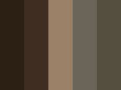 the color palette is brown and has many different shades to choose from in this image