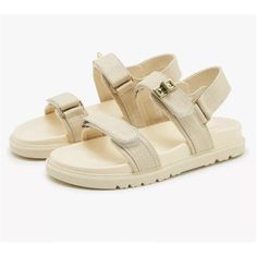 New With Box 1" Flatform Height, Slingback Ankle Strap, And Hook Straptop Straps, Ensuring Both Style And Comfort For Any Occasion. Footbed Sandals, Minimal Chic, Womens Sandals Flat, A New Day, Women's Sandals, Flat Sandals, Womens Flats, Step Up, Women's Shoes Sandals