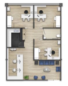 the floor plan for a two bedroom apartment