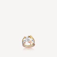 Idylle Blossom ring, 3 golds and diamonds - WOMEN - Jewelry | LOUIS VUITTON ® Louis Vuitton Ring, Fashion Rings Silver, Louis Vuitton Official Website, Louis Vuitton Jewelry, Gold And Silver Rings, Classy Jewelry, Louis Vuitton Official, Designer Fashion Jewelry, Diamonds And Gold