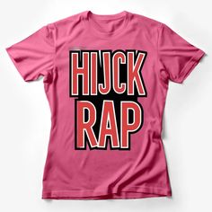 Bold Red and Black HJCK RAP Graphic T-Shirt, Unisex Hip Hop Shirt, Street Style Tee Female T-Shirt Custom graphic T-Shirt.Customize your color Shirt Street Style, Washington Dc Fashion, Rap Shirt, Hip Hop Shirts, Text Shirt, Warriors T Shirt, Black And White Shirt, Retro Comic, Cartoon T Shirts