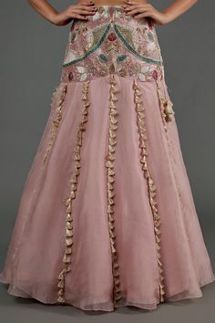 Buy Payal Singhal Pink Velvet And Organza Embroidered Skirt Set Online | Aza Fashions Velvet Embroidery, Payal Singhal, Work Lehenga, Velvet Blouse, Organza Skirt, Velvet Blouses, Embroidered Skirt, Net Dupatta, Pink Velvet