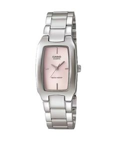 LTP1165A-4C | Silver and Pink Metal Analog Watch | CASIO Casio Analog Watch, Electronic Musical Instruments, Three Hands, Label Printer, Medical Device, Analog Watch, Stainless Steel Band, Casio Watch, Watch Brands