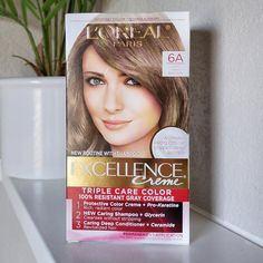 Brand: L'oreal Paris Type: Excellence Creme Color: 6a Light Ash Brown Condition: Brand New In Boxes Ash Brown Color, Light Ash Brown, Creme Color, Hair Color For Women, Ash Brown, Hair Dye Colors, L Oreal, Loreal Paris, Brown Color