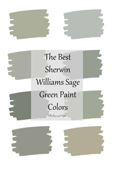 the best sherylin williams sage green paint colors for walls and floors, with different shades