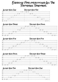 an exercise sheet for practicing the pattern technique with instructions to make it easy and fun