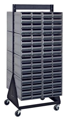 QIC-248-83 - Industrial 4 Less - QIC-248-83-GY Mealworm Farm, Cabinets With Drawers, Stainless Steel Shelving, Stacking Bins, Recessed Handle, Mobile Shelving, Shelf Bins, Drawer Bins, Stackable Bins