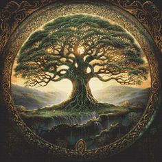 the tree of life cross stitch pattern