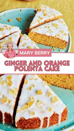 Mary Berry Ginger and Orange Polenta Cake Orange Polenta Cake, Polenta Cake, Polenta Cakes