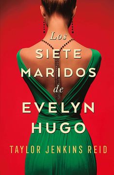 the back of a woman's dress with words on it that read los sietes de mardos de evelyn hugo