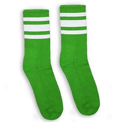 Celtic Green Socks with White Stripes I Made in USA Sporty Green Socks For Streetwear, Celtic Green, Boston Usa, Modern Tech, Book Week, Striped Socks, Tube Socks, Athletic Socks, American Made