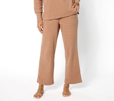 Warm up your cool weather wardrobe with this fleece lounge pant from Cuddl Duds. Designed for downtime and run-around time, its ultra-soft comfort may be a key feature, but the straight-leg style and ribbed texture make it a perfect pick for easy pairing and effortless style. From Cuddl Duds. Wide Leg Lounge Pants, Cool Weather, Cuddl Duds, Ribbed Texture, Lounge Pants, Effortless Style, Straight Leg, Wide Leg, Lounge