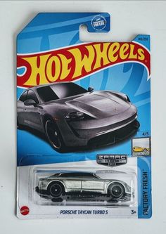 a hot wheels car is in the package