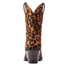 Style number: 10044393. Leopard print hair on boots. 9 inch shaft height. Pull on tabs for easy on. Leather lining. Snip toe shape. ATS® technology provides ergonomic support on uneven terrain. Resoleable Goodyear leather welt construction. Hand nailed, color stained Veg Tan leather sole. New west heel type. 2.5 inch heel height. Exotic Shoes, Mens Outerwear Jacket, Leopard Print Hair, Leopard Hair, New West, Mens Cowboy, Fun Patterns, Mens Cowboy Boots, Work Boots Men