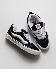 Vans Knu Skool Vans New Skool, Vans Chunky, Chunky Vans, Vans Original, All Nike Shoes, Vans Slip On