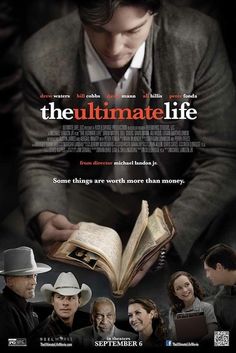 the ultimate life movie poster with many people looking at an open book in front of them