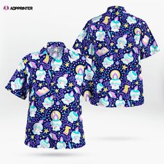 Hawaiian Hitomoshi Pokemon Shirt: Fun & Stylish Tropical Wear Tropical Wear, Tropical Adventure, Pokemon Shirt, Ghost Type Pokemon, Pokemon Shirts, Hawaiian Pattern, Ghost Type, Traditional Japanese Kimono, Type Pokemon