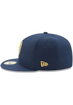 This Indiana Pacers Navy Blue Fitted Hat features a front embroidered team logo. You'll be ready to show your Pacers pride with this Cap! Go Pacers! New Era Basic 59FIFTY, Front team embroidered logo, Six panel design with eyelets, Inner fabric sweatband, Fitted sizing, Polyester material, Polyester, Wipe clean with cloth or cleaning kit, 4 Navy Fitted Hat With Flat Bill For Sports Events, Navy Fitted Hat For Sports Events, Navy Flat Bill Hat For Sports Events, Navy Flat Bill Fitted Hat For Sports Events, Blue Baseball Cap With Logo Patch, Navy Fitted Baseball Cap For Fan Gear, Blue Flat Bill Fitted Hat With Logo Patch, Blue Visor Hat With Logo Patch, Blue Fitted Hat With Logo Patch And Flat Bill