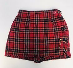 Preppy chic girly skort! In Design Girls Red Plaid Skirt Skort Elastic Waist Pin & Fray Details Size 5. Red Plaid Skirt, Preppy Chic, Girls Red, Design Girl, Plaid Skirt, Plaid Skirts, Red Plaid, In Design, Elastic Waist