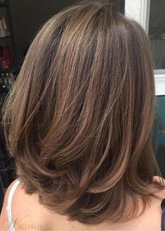 Haircuts For Medium Hair, Front Lace Wigs Human Hair, Medium Hair Cuts, Shoulder Length Hair, Medium Length Hair Cuts, Brown Hair Colors, Layered Hair, Gorgeous Hair, Fine Hair