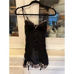 Black Victoria’s Secret Nightgown/Lingerie With Built In Bra Women’s Size 36b New With Tags Sleepwear Black, Nightgown Lingerie, Cute Lingerie, Lingerie Outfits, Dream Style, Closet Design, Bra Women, Hat Hairstyles, Passion For Fashion