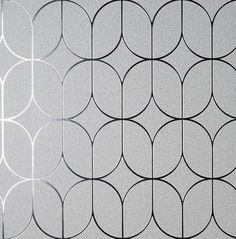 Raye Silver Rosco Trellis Wallpaper Updated Mid Century Modern, Modern Trellis Design, Modern Trellis, Trellis Wallpaper, Silver Wallpaper, Wallpaper For Sale, Dappled Light, Trellis Design, Contemporary Wallpaper