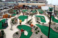 Asbury Eighteen – Asbury Park Boardwalk #MiniGolf #SummerFun Minature Golf, Train Miniature, Sport Park