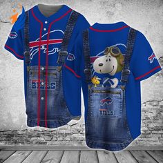 Introducing the Buffalo Bills NFL Baseball Jersey Shirt featuring Snoopy, the perfect gift for women and men who love sports Snoopy Baseball, Snoopy Characters, Chargers Nfl, Cardinals Nfl, Hawaiian Shirt Women, Eagles Nfl, Nfl Philadelphia Eagles, Nfl Buffalo Bills, Pilot Gifts