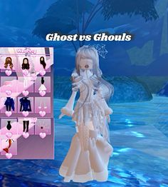 Ghost Vs Ghouls Dress To Impress, Ghost, How To Wear, Pins