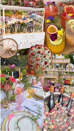 #summer#spring#party Victorian Theme Party, Wildflower Wedding Theme, Seventeenth Birthday, Fairy Garden Birthday Party, Outdoor Dinner Parties, Birthday Dinner Party, Picnic Birthday, Bachelorette Party Planning, 28th Birthday