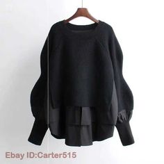 Lazy Sweater, Pullover Mode, Winter Pullover, Hair Studio, Lantern Sleeves, Winter Sweaters, Sweater Coats, Sweater Fashion, Womens Fall