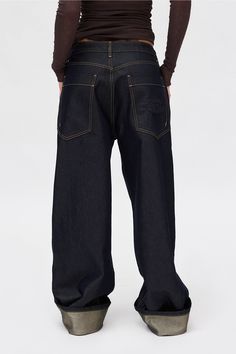 BDG Jaya Baggy Boyfriend Jean | Urban Outfitters Streetwear Flare Jeans With Pockets, Streetwear Jeans With Hip Pockets And Straight Hem, Streetwear Rigid Denim Pants With Straight Hem, Rigid Denim Pants For Streetwear With Straight Hem, Straight Hem Rigid Denim Pants For Streetwear, Rigid Denim Pants For Streetwear, Dark Wash Streetwear Pants, Baggy Jeans For Streetwear Standard Cut, Baggy Jeans For Streetwear