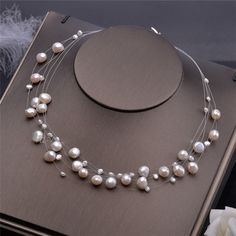 Baroque Freshwater Pearl Necklace Wedding Women Anniverssary Jewelry Brand Name: Genuine-GemstoneNecklace Type: Chokers NecklacesGender: WomenMain Stone: PearlPearl Type: Freshwater PearlsMetals Type: SilverOccasion: Party, Wedding , AnniverssaryChain Type: Rope ChainItem Type: NecklacesShape\pattern: BowknotStyle: TRE Luxury Pearl Beaded Necklaces For Women, Luxury Gemstone Pearl Necklace For Festive Occasions, Luxury Pearl Necklace With Gemstones For Parties, Luxury Handmade Pearl Necklace For Celebration, Luxury Pearl Necklace With Gemstone Beads For Women, Luxury Baroque Necklace For Formal Occasions, Luxury Baroque Pearl Jewelry For Formal Events, Luxury Baroque Necklace For Gift, Luxury Baroque Pearl Necklaces For Anniversary