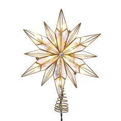 UL3150 Holiday/Christmas/Christmas Ornaments and Tree Toppers Star Tree Toppers, Stars Illustration, Bethlehem Star, Lighted Tree Topper, Beaded Tree, Warm White Lights, Neutral Christmas Decor, Artificial Christmas Trees, Star Tree