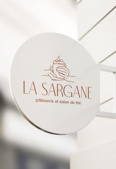 La Sargane - Studio Fringale: Benoite Pastry Logo Design Ideas, Cafeteria Illustration, Logo Pastry, Logo Design Cake